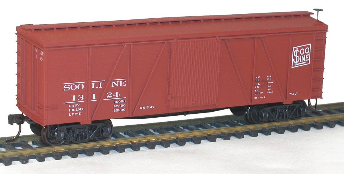 Accurail 1100 Series 36-foot Fowler Wood Boxcar