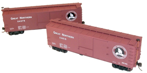 Accurail Great Northern 40ft Wood Boxcar W/ Steel Ends for sale online 