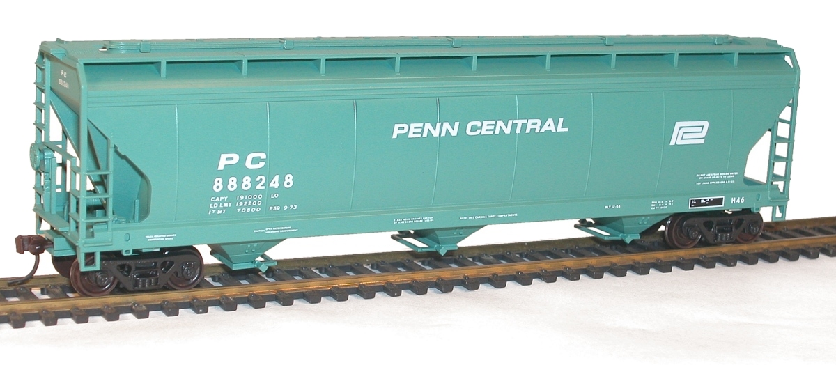 HO Scale ACCURAIL 2114 ASHLAND CHEMICALS 3-Bay ACF Covered Hopper Car Kit 