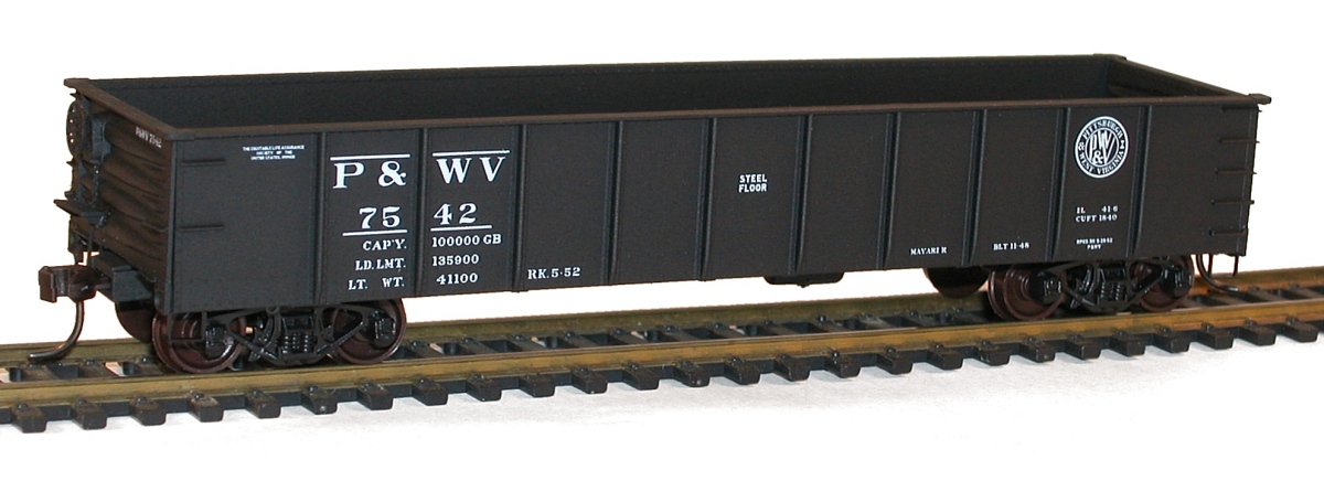 Kit Form Rd #6185 DT&I Accurail HO #3759 41' Steel Gondola 