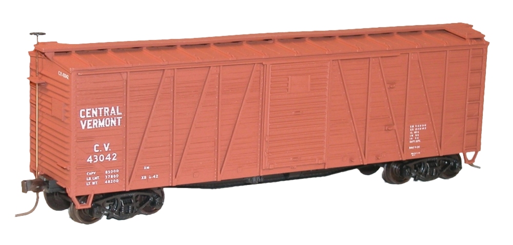 ACCURAIL HO SCALE 40' Outside Braced Wood Boxcar MAINE CENTRAL 35807 NEW 41089 
