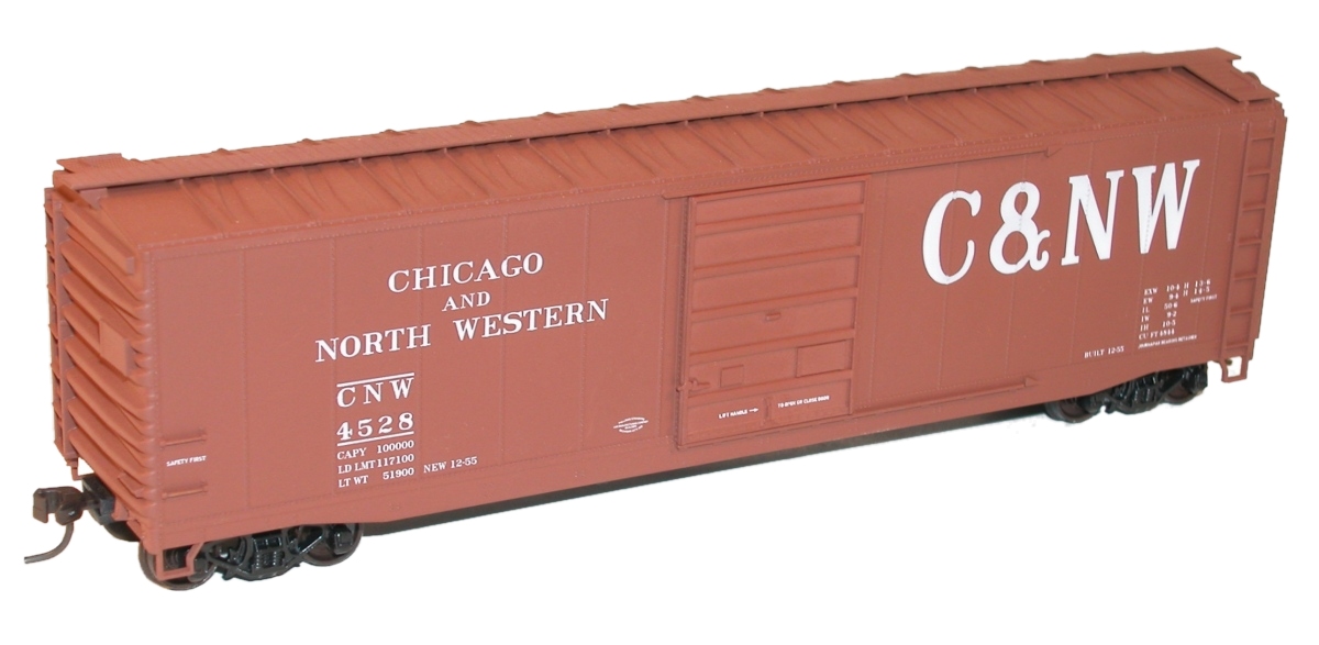 Accurail HO #5323 Western Maryland Plastic Kit 50' Combo Door Boxcar 