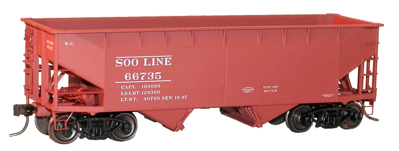 Offset Twin Hopper Kit Form Rd #13347 Accurail HO #77191 Lehigh & New Enland 