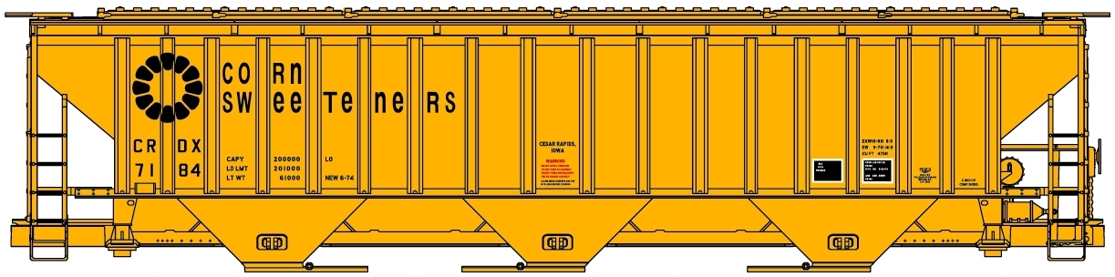 PS-1 Steel Box car Accurail HO #1593 TP&W Kit Form 