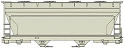 2200 Series ACF 2-Bay Hopper