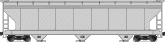 2000 Series ACF 3-Bay Hopper